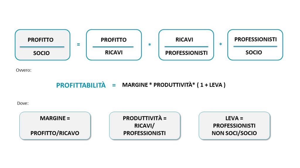 La profit formula delle organizzazioni professionali