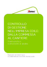 COVER EBook Controllo Gestione Impresa Edile SLI