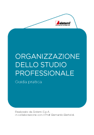 COVER EBook Organizzazione Dello Studio Professionale SIL