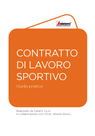 COVER EBook Contratto Lavoro Sportivo SLI