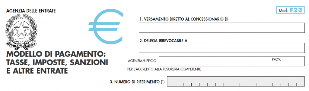 Contributo Unificato Telematico pagamento con modello F23