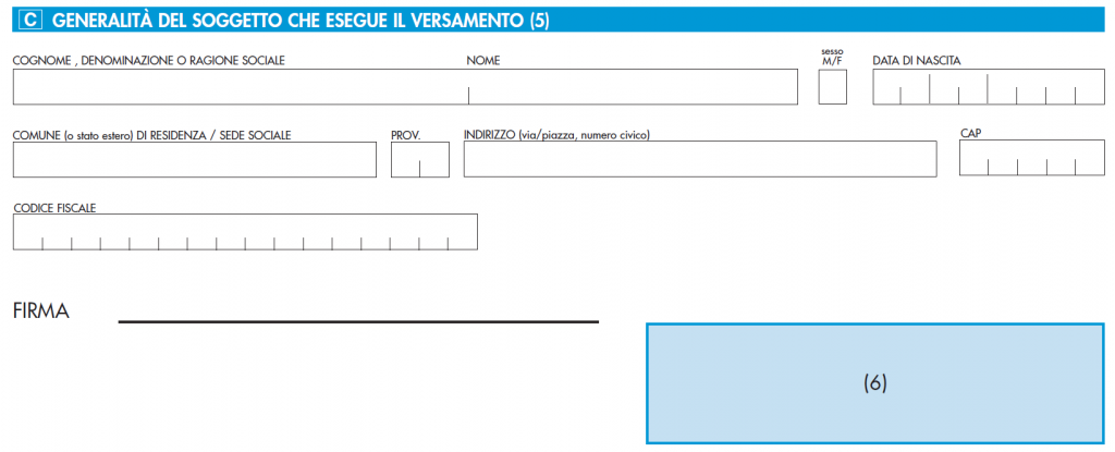 Contributo Unificato Telematico generalità soggetto versamento