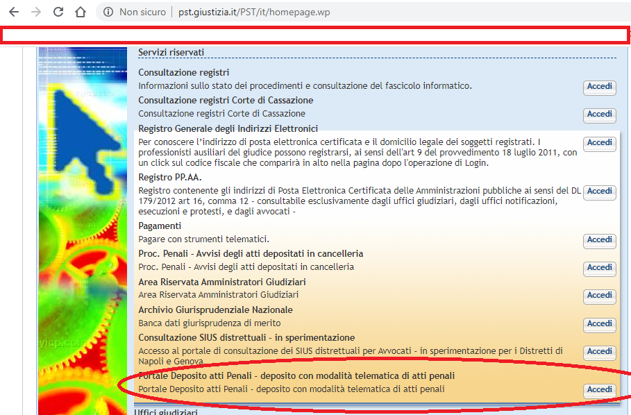 Portale Deposito atti Penali